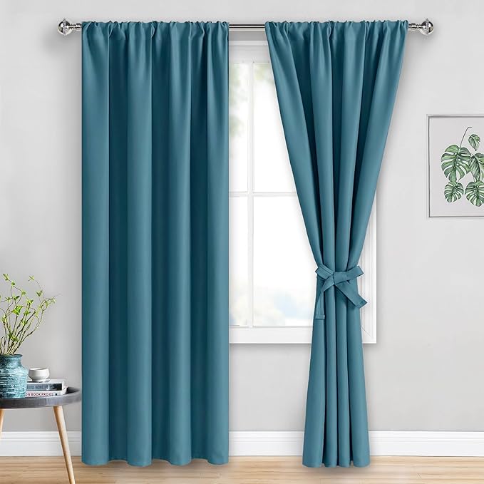JIUZHEN Blackout Curtains for Bedroom by JIUZHEN
