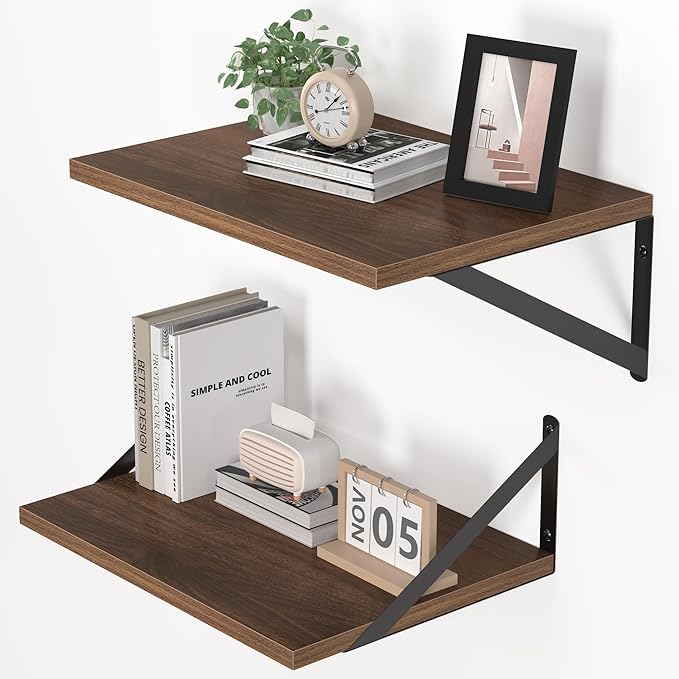 Heimlove 12 Inch Deep Floating Shelves by Heimlove