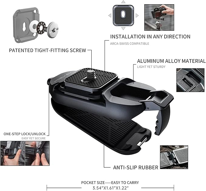 PGYTECH Beetle Camera Clip - Image 2