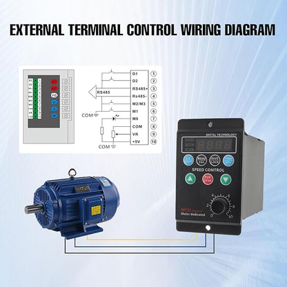 Cozyel AC 220V/0.75kw 1HP Variable Frequency Drive, 5A VFD Inverter - Image 5