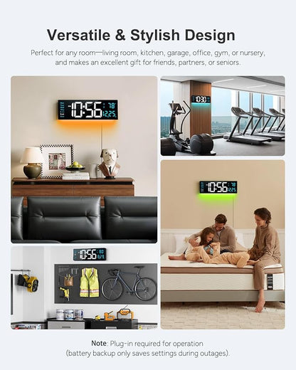 Digital Wall Clock, Wall Clock - Image 7