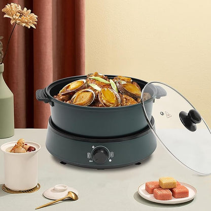 4L/4.2Qt Electric Hot Pot, 1350w 110v Portable Electric Pan Non Stick Removable - Image 4