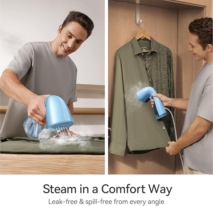 HiLIFE Upgraded Steamer for Clothes, Handheld Portable Design, 1100W Powerful - Image 6