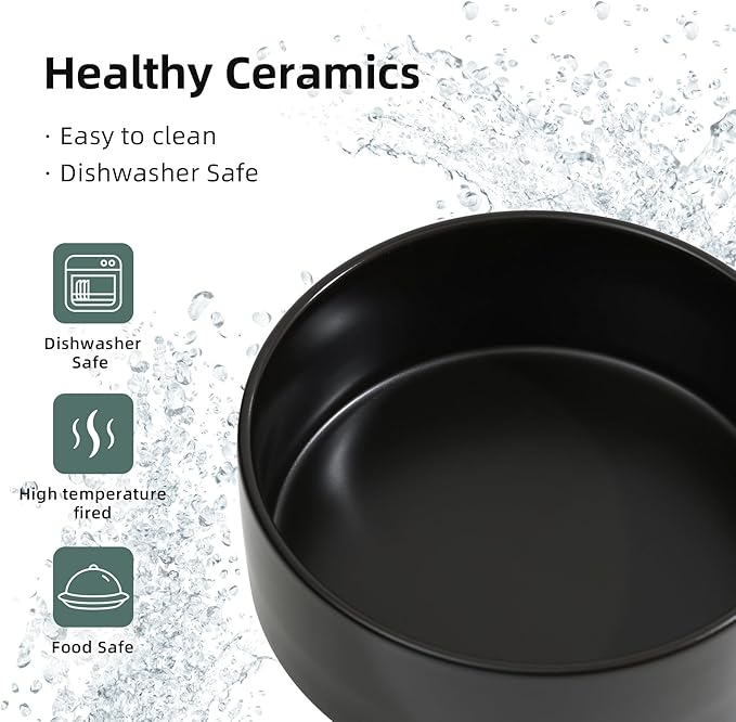 Ceramic 6.1inch Non-Slip Dog Food and Water Bowl - Image 5