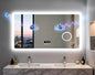 LUVODI Bathroom LED Wall Mirror: 48x24 inch Rectangle Makeup Vanity by LUVODI