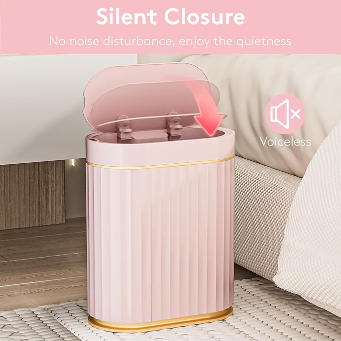 ELPHECO Sensor Trash Can 2 Gallon Waterproof Motion Sensor Trash Can, Automatic - Image 3