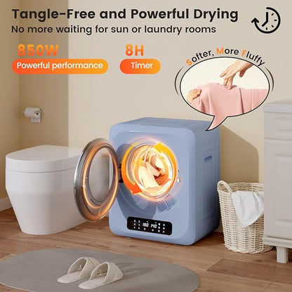 VCJ Portable Dryer for Laundry, 12lbs Clothes Dryer - Image 4