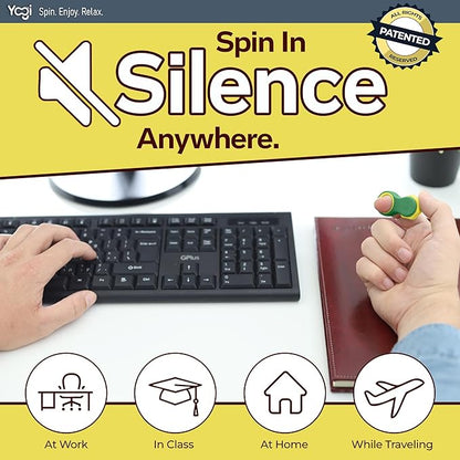 Yogi Fidget Toy – Silent Sensory Spinner - Image 3