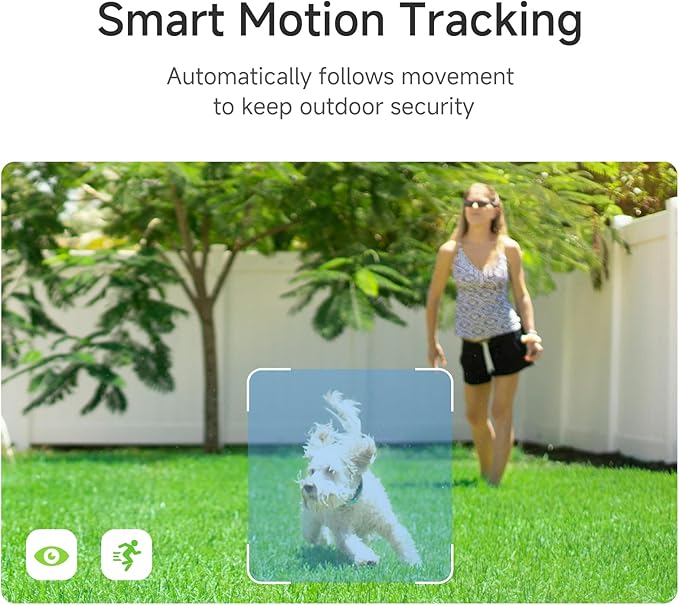 Noorio Dual Lens 2K Security Camera Outdoor, Outside Cameras - Image 7