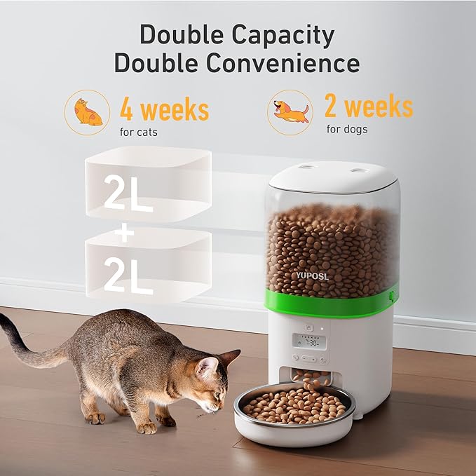 Automatic Cat Feeder - 4L Timed Auto Pet Feeder - Image 2