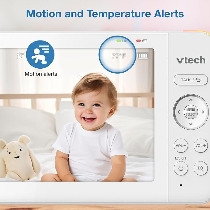 VTech Advanced HQ Max Twin 7" Digital Video 2-Cameras Baby Monitor - Image 8