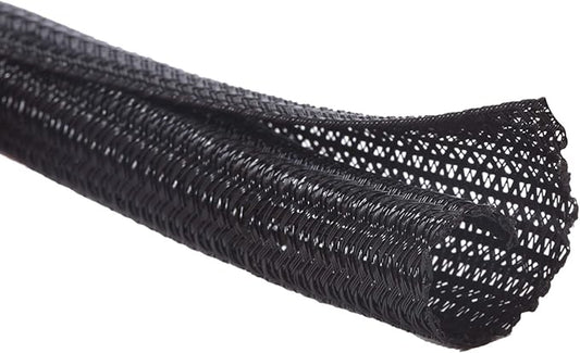 Alex Tech 10ft - 1/4 inch Cord Protector Wire Loom Tubing Cable Sleeve Split by AlexTech