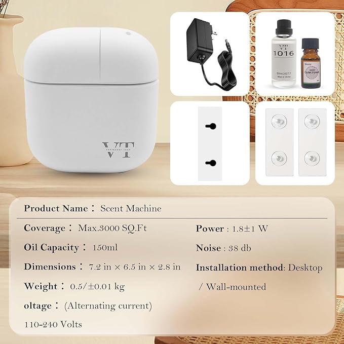 Waterless Oil Diffuser and 2 OZ Essential Oil - Image 3