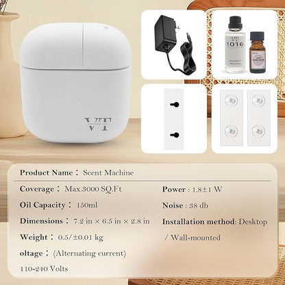 Waterless Oil Diffuser and 2 OZ Essential Oil - Image 3