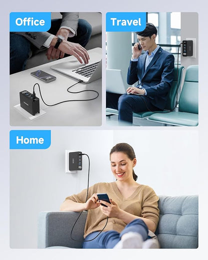 100W USB C Charger, 4-Port PD Fast Charging Block - Image 7