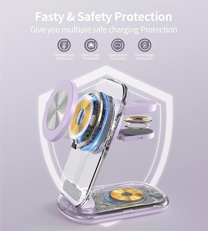 3 in 1 Magnetic Wireless Charging Station - Image 7