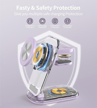 3 in 1 Magnetic Wireless Charging Station - Image 7