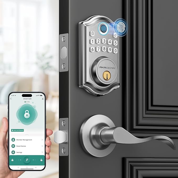 DS10 Pro Keyless Entry Door Lock by AKAGEAR