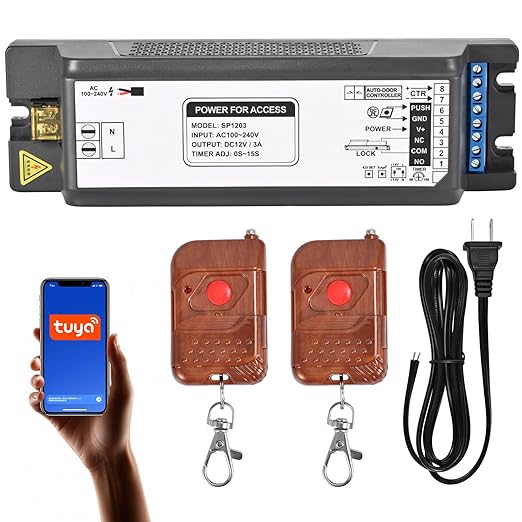 Smart Access Control Power Supply Controller, 12V/14V 3A by YUHANUS