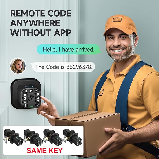 Richelock Fingerprint Door knob, Smart Biometric Door Lock - Image 5