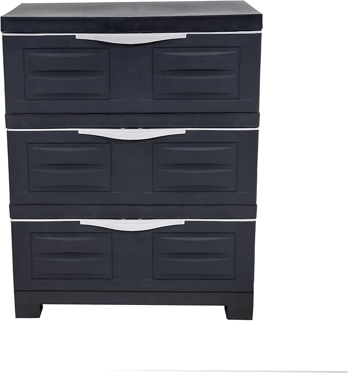 Sunnydaze 29.5" H 3-Tier Storage Cabinet - Image 7