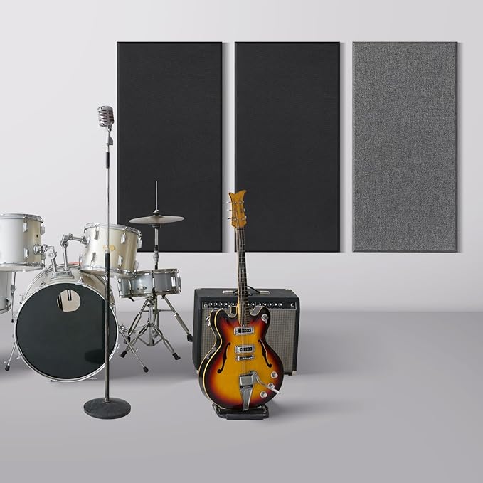UMIACOUSTICS 2 PCS Acoustic Panel, 47.2" x 23.6" x 2" Fiberglass Sound Proof - Image 3