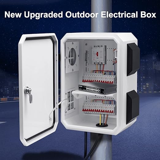 Outdoor Electrical Box, Cold-Rolled Steel Plate, Aluminum Alloy Back Beam - Image 4