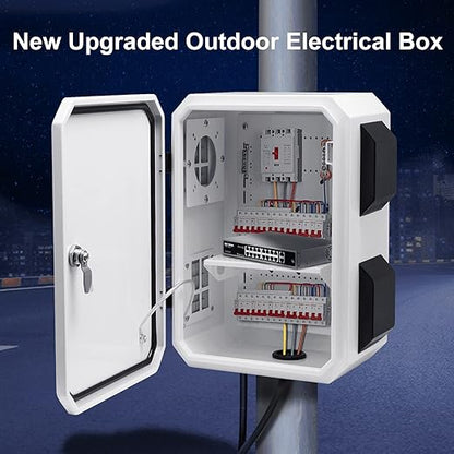 Outdoor Electrical Box, Cold-Rolled Steel Plate, Aluminum Alloy Back Beam - Image 4