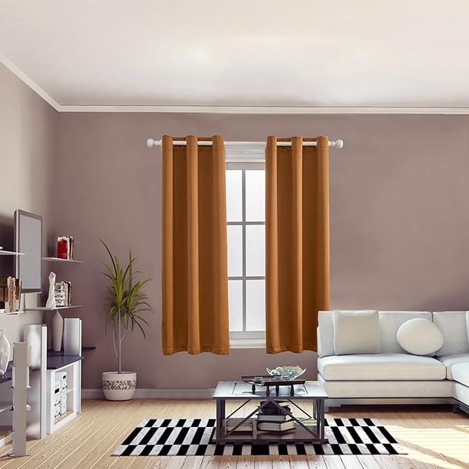 Anytime 100% Blackout Curtain 2 Panels Set, Thermal Insulated Window Drapes - Image 5