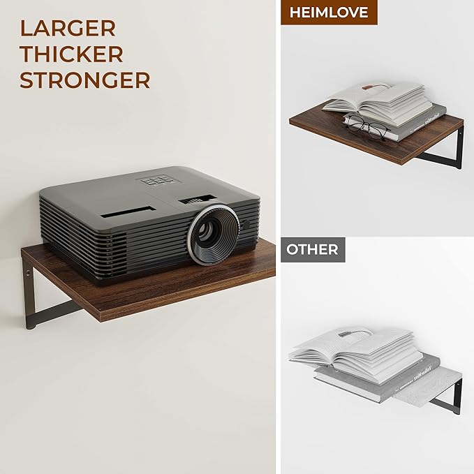 Heimlove 24" W x 12" D Wall Shelves - Image 5