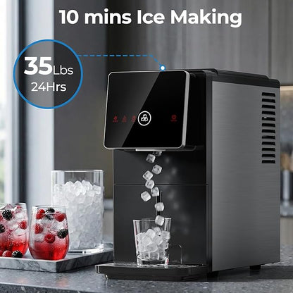 Nugget Ice Makers Countertop, Portable Ice Maker - Image 2