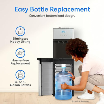 Brio Self Cleaning Bottom Loading Water Cooler Water Dispenser – Limited Edition - Image 4