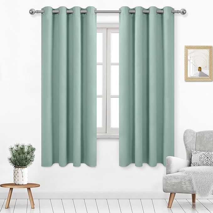 DWCN Blackout Curtains for Living Room, Room Drakening Drapes for Bedroom by DWCN