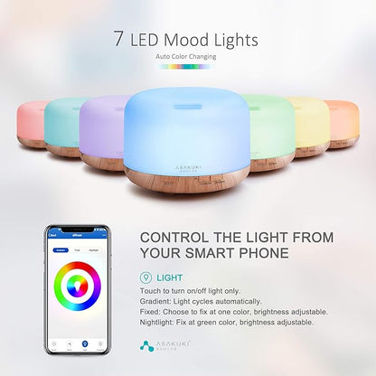 ASAKUKI Smart Wi-Fi Essential Oil Diffuser, App and Voice Control Compatible - Image 3
