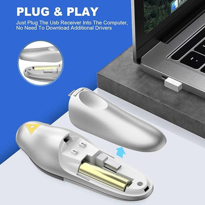 QUI Presentation Clicker Wireless Presenter Remote Clicker - Image 3
