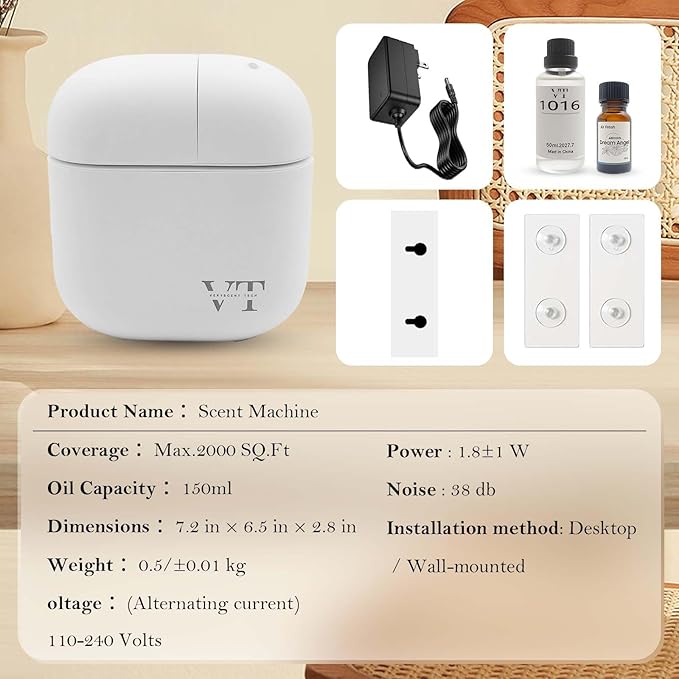 Waterless Oil Diffuser and 2 OZ Essential Oil - Image 4