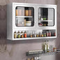 ZZV Kitchen Wall Cabinet, Stainless Steel Wall Mounted Cabinet by ZZV