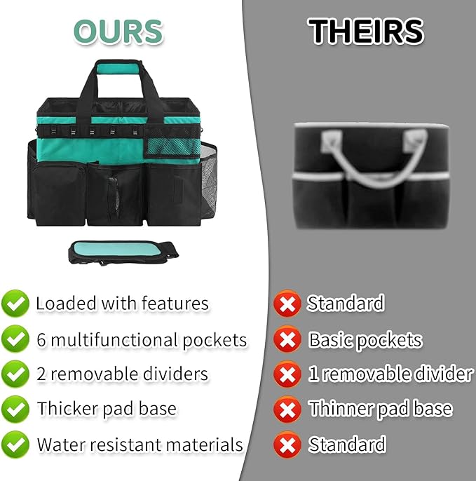 Boczif Cleaning Caddy Bag Wearable, Cleaning Caddy Supplies Organizer - Image 4
