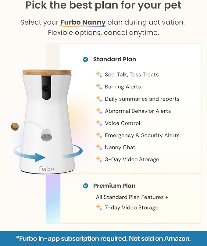 Furbo 360° Dog Camera Unlock w/Paid Plan: Home Security & Dog Safety Alerts - Image 4