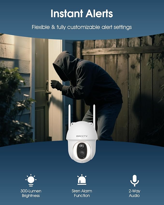 4G LTE Cellular Security Camera Outdoor, Wireless Solar Powered, no WiFi - Image 4