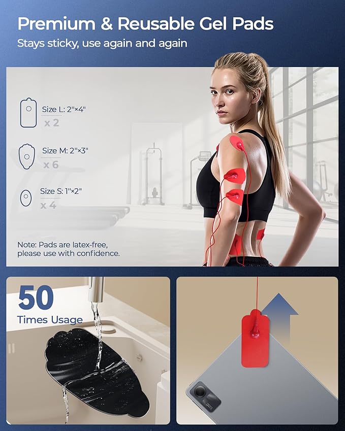 KingPavonini 3-in-1 TENS Unit Muscle Stimulator - Image 6