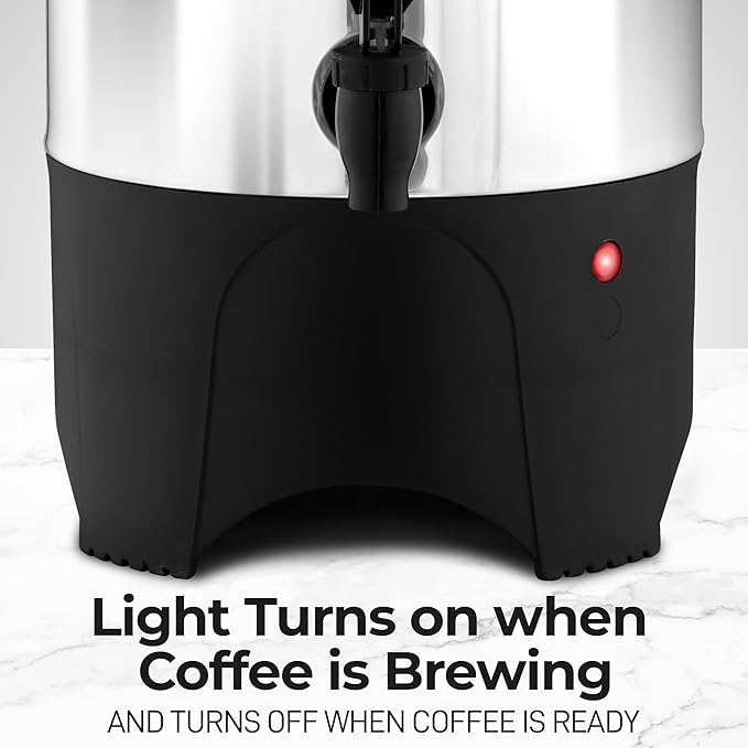 Zulay Commercial Coffee Maker Stainless Steel - Image 7