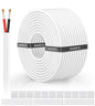 NAOVEO 18 Gauge Wire 2 Conductor Electrical Wire, 18 AWG Stranded PVC Tinned by NAOEVO