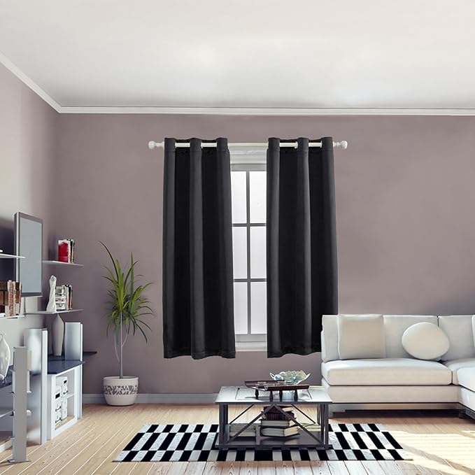 Anytime 100% Blackout Curtain 2 Panels Set, Thermal Insulated Window Drapes - Image 5