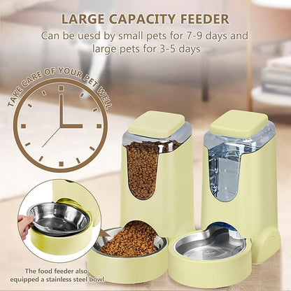 HWONMTE Portable Automatic Cat Feeder and Water Dispenser - Image 5