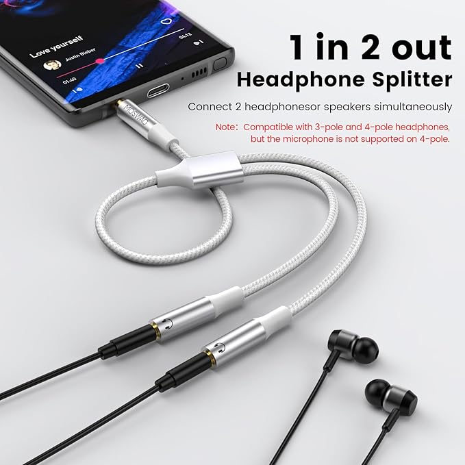 MOSWAG 3.5mm Audio Splitter - Image 2