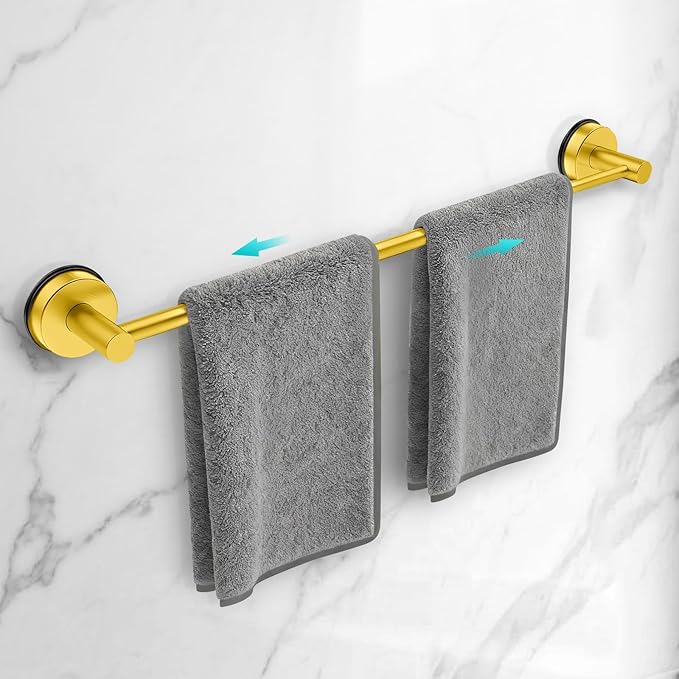 Adjustable Suction Cup Towel Bar by WingWider