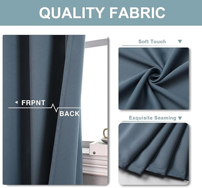ChrisDowa Blackout Curtains 48 inches Long - Image 3