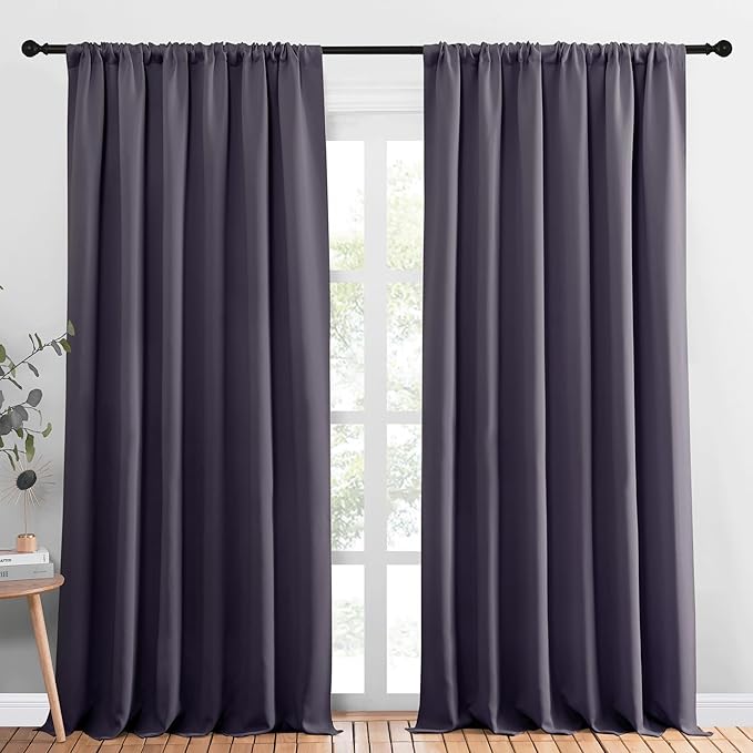NICETOWN Blackout Curtains Window Draperies, 70 by 95 inches Long, Window by NICETOWN