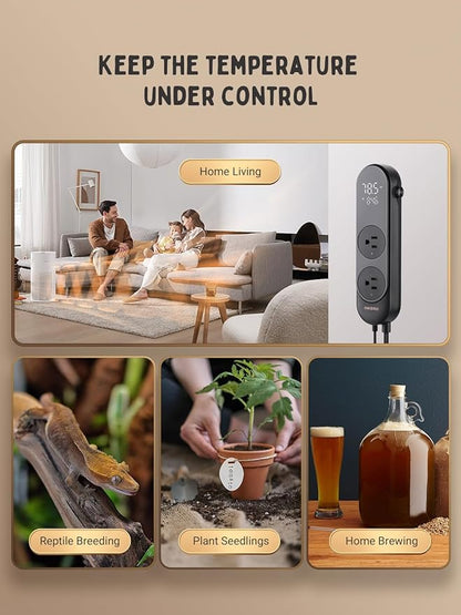 INKBIRD Bluetooth Digital Temperature Controller 1200W Heating Cooling 2-Stage - Image 8